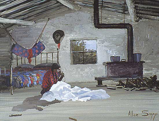 #280 ~ Sapp - Making a Tent