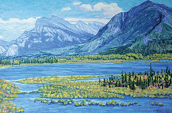 #291 ~ Sellin - Mt. Rundle Near Banff, Alberta, Canada