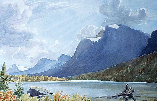 #294 ~ Shelton - Mt. Patterson on Waterfowl Lake