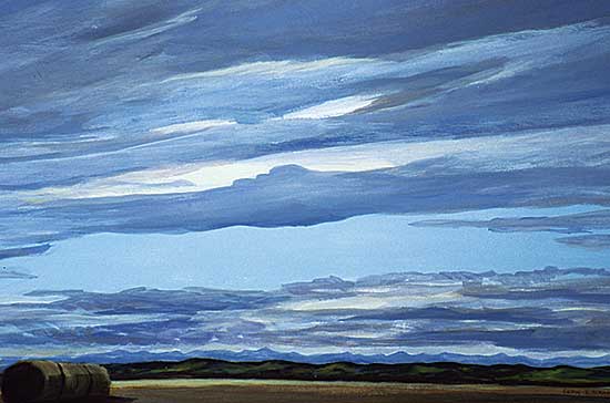 #316 ~ Turner - Field and Sky Near Strathmore