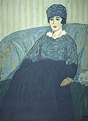 #224 ~ Morrice - Blanche in Blue and Green