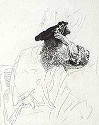 #264 ~ Rembrandt - Old Man Shading His Eyes With His Hand
