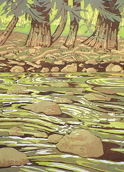 #38 ~ Brown - Stream Pattern  #4/12