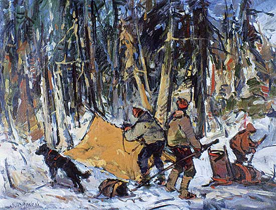 #40 ~ Brunoni - Quebec a la Chateau Frontenac - Setting Up Camp