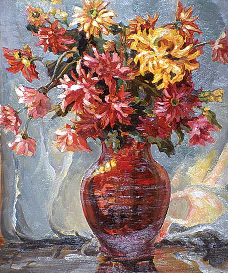 #58 ~ Coombs - Autumn Bouquet (Chrysanthemums)