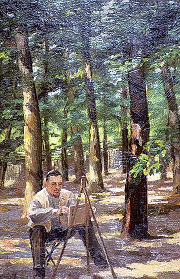 #80 ~ Forster - Sketch of Jorge ... Barbizon