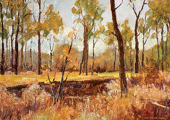 #95 ~ Gonsalves - Untitled - Forest Scene