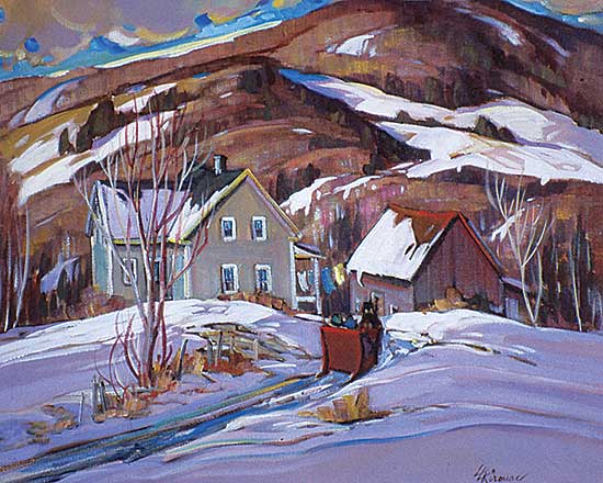 #141 ~ Kirouac - Entre St. Gabriel & Ste. Angele de Merici, Baie de Fleuve, Que.