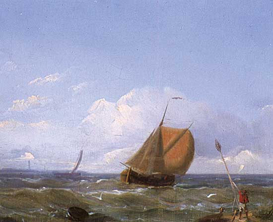 #145 ~ Koekkoek - Untitled - Sailing Vessel