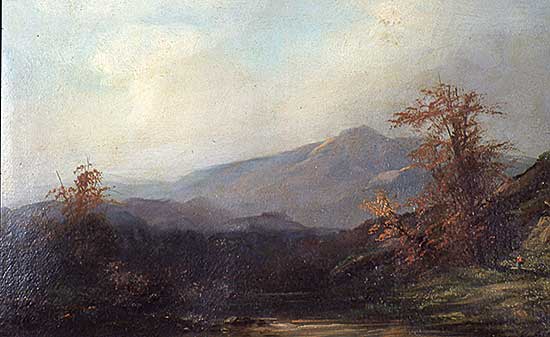 #210 ~ Loemans - Untitled - Mountain Valley with Figure