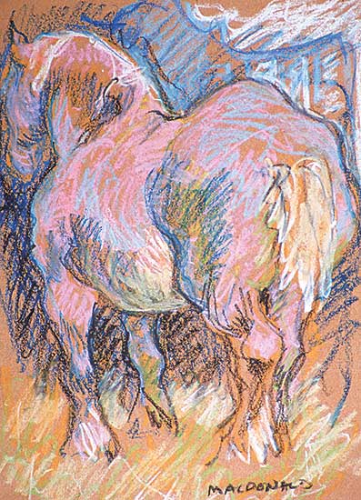 #216 ~ MacDonald - Untitled - In the Stable