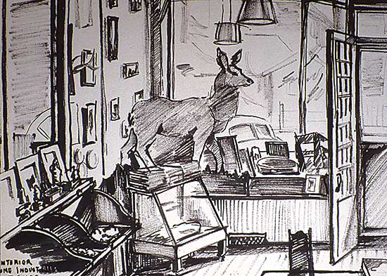 #279 ~ Robinson - Interior, Home Industries, Banff