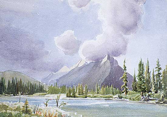 #302 ~ Shelton - Sulphur Mountain on the Spray River