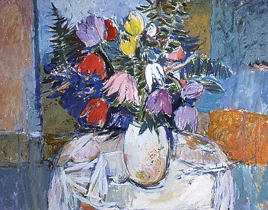 #312 ~ Smith - Untitled - Bowl of Tulips
