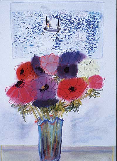 #338 ~ Van Dyck - Untitled - Dufy and Anemones