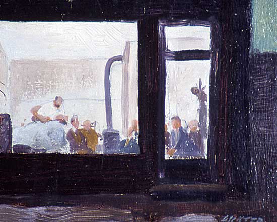#346 ~ Winter - Barber Shop