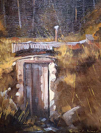 #349 ~ Wood - Root Cellar S Bar  S Ranch