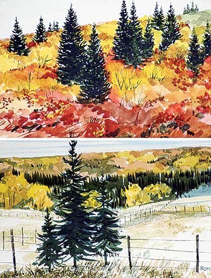 #448 ~ Thomson - Untitled - Alberta Fall