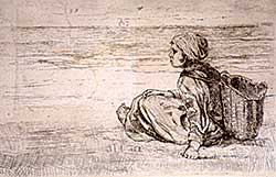 #132 ~ Israels - Untitled - Young Girl by the Sea