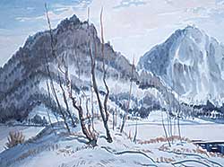 #217 ~ MacDonald - Untitled - Winter Snow Scene
