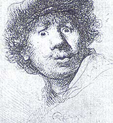 #433 ~ Rembrandt - Rembrandt in a Cap  #143/500