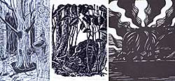#441 ~ Hahn - Shadow Cat Poems and Wood Engravings  #26/99