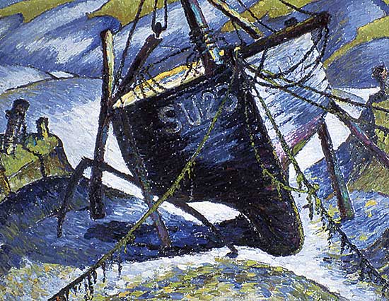 #2 ~ Andrews - Untitled - Boat on a Beach