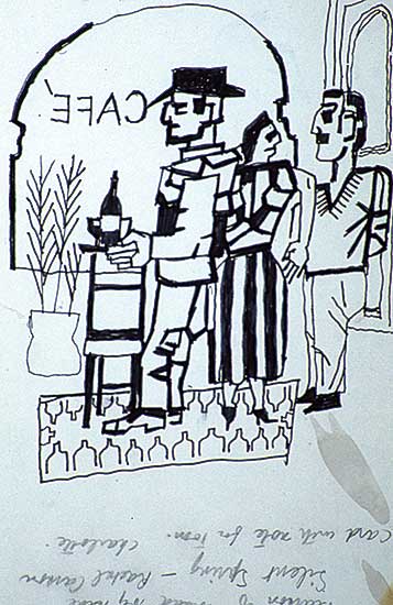 #12 ~ Bates - Cafe Scene