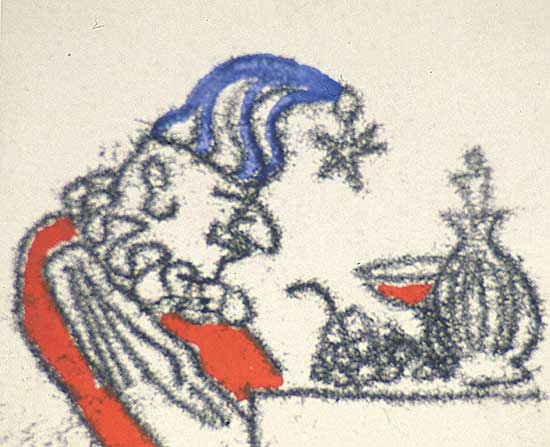 #13 ~ Bates - Untitled - Clown and Table