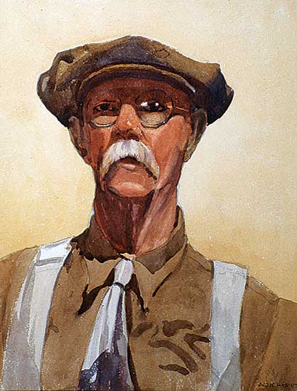 #51 ~ Dichmont - Portrait of an Old Man