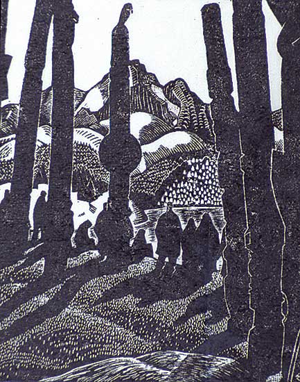 #94 ~ Holgate - Totem Poles No. 4