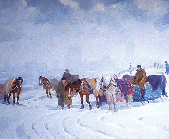 #127 ~ Lawley - Sleighs on Mount Royale