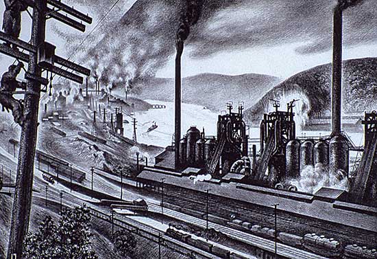 #138 ~ Lozowick - Steel Valley