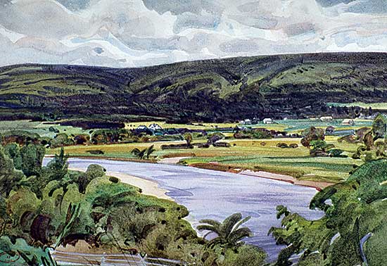 #208 ~ Maltman - Untitled - Field and River