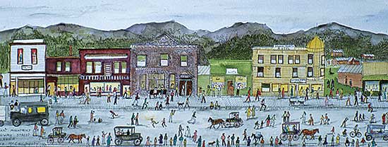 #214 ~ McCaugherty - Chilkat Mountains, Skagway Street, Alaska