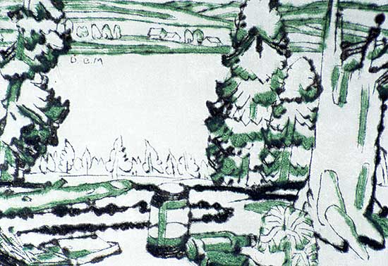 #219 ~ Milne - Painting Place / Hilltop