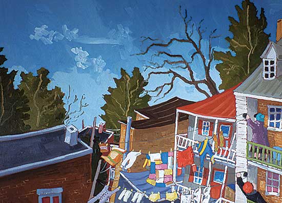 #240 ~ Paquin - Washing Day in the City