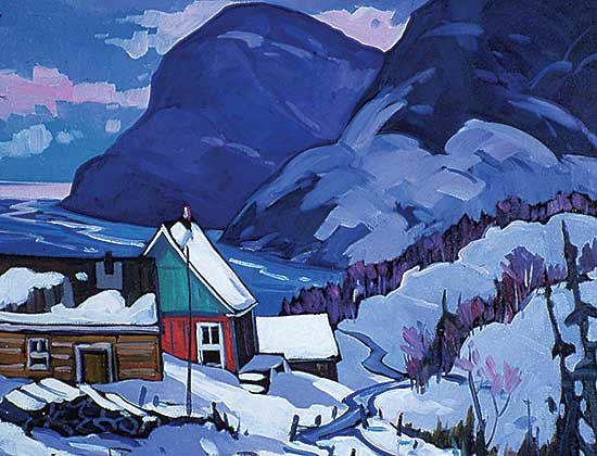 #257 ~ Poirier - Ferme en Hiver