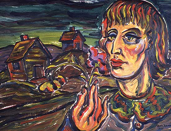 #282 ~ Robinson - Man Sniffing Carnations