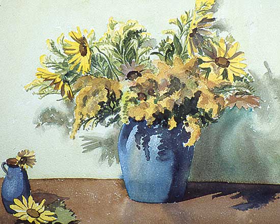 #294 ~ Shelton - Golden Rod and Sunflowers