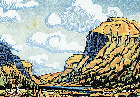 #297 ~ Shelton - Devil's Gap, Lake Minnewanka  #65/200