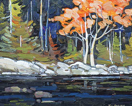 #309 ~ Smith - Old Man River Near Lundbreck, Alberta