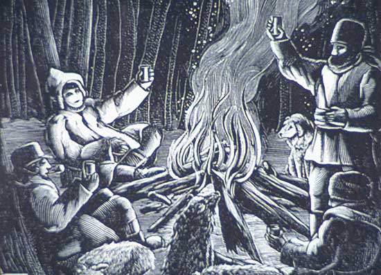 #412 ~ Bergman - By the Campfire