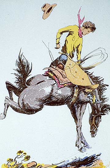 #427 ~ Gissing - Untitled - Bucking Bronc