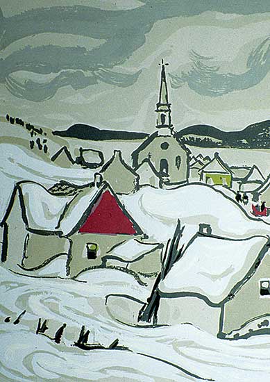 #443 ~ Jackson - Untitled - Quebec Winter Scene