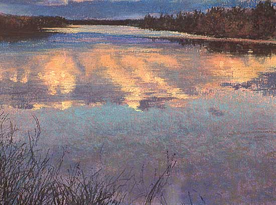 #55 ~ Cross - Coming Night, Churchill River