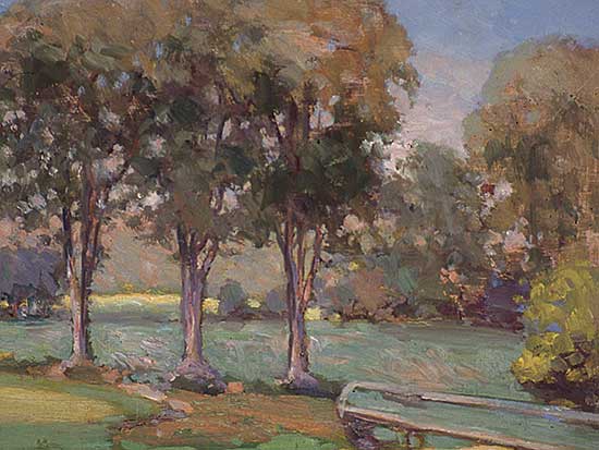 #100 ~ Hertzberg - Untitled - View of a Garden