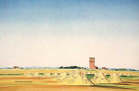 #111 ~ Hurley - Untitled - Stooks and Elevator
