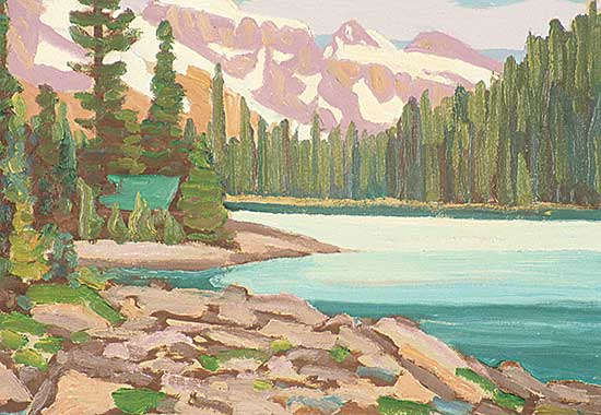 #121 ~ Kerr - Lake O'Hara Looking North