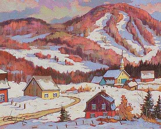 #135 ~ Langevin - Hiver Dans les Laurentides